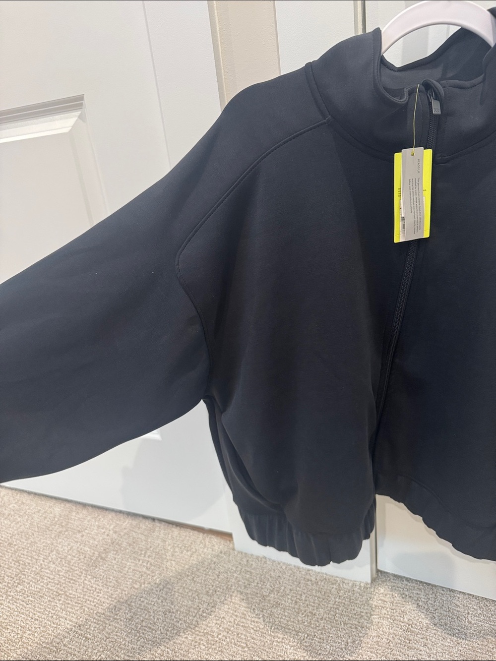 All in Motion • Black NWT Sandwash Full Zip Jacket (discontinued style) - Picture 5 of 9